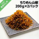 【ふるさと納税】ちりめん山椒（200g×2パック）