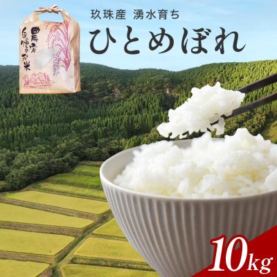 ふるさと納税 玖珠町 【令和7年産】湧水育ち ひとめぼれ 10kg 白米 米 お米 こめ コメ ヒトメボレ 玖珠産