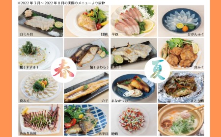 定期便 2回 鮮魚 刺身 煮魚 揚物 冷凍 真空 小分け サカナ DIY 料理 ミール キット 2人前 2種 2ヶ月 計 4食 下関 山口 CX204