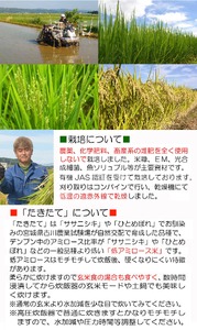 ≪先行予約受付中！≫【2026年産・新米】たきたて 有機玄米 5kg 低アミロース米 有機JAS認証 米 こめ コメ ご飯 ごはんおにぎり お弁当 宮城米 うるち米【有機農園ファーミン株式会社】tm1