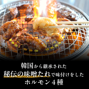 味つけ ホルモン 4種 食べ比べセット 800g（ホルモン・テッチャン・センマイ・ハチノス 各200g）