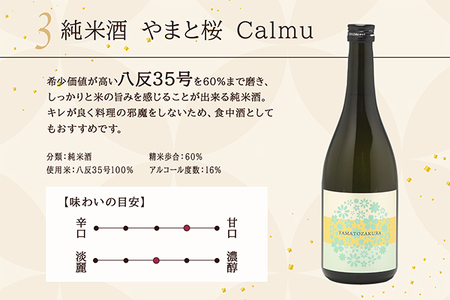 やまと桜 純米酒 720ml×3本セット 日本酒