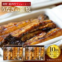 【ふるさと納税】【肉厚180g×10匹】秘伝のタレで仕上げた国産うなぎの蒲焼＜入口屋＞ [CCA007]