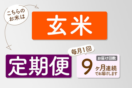 【玄米】＜令和6年産 新米予約＞ 《定期便9ヶ月》秋田県産 あきたこまち 5kg (5kg×1袋)×9回 5キロ お米【2024年秋 収穫後に順次発送開始】
