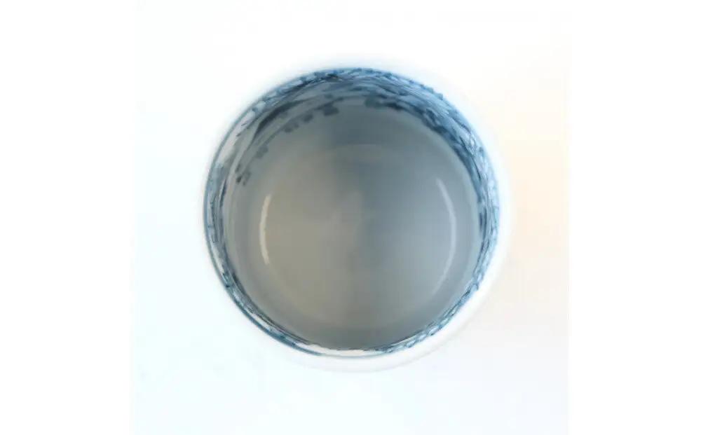 【たち吉】山水山吹文湯呑 京都 湯呑 陶芸品 人気 おすすめ