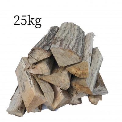 ふるさと納税 鉾田市 薪 ナラ・クヌギ・カシ 【 乾燥薪 】 大割 25kg×1箱 |  | 03