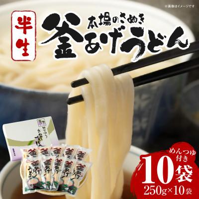 ふるさと納税 三木町 藤麺　釜あげうどん半生10袋入