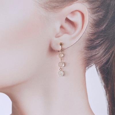 ふるさと納税 長岡京市 Agaroハンドメイド誕生石のイヤリング&ネックレス(トパーズ) おまかせデザイン2点SET |  | 02