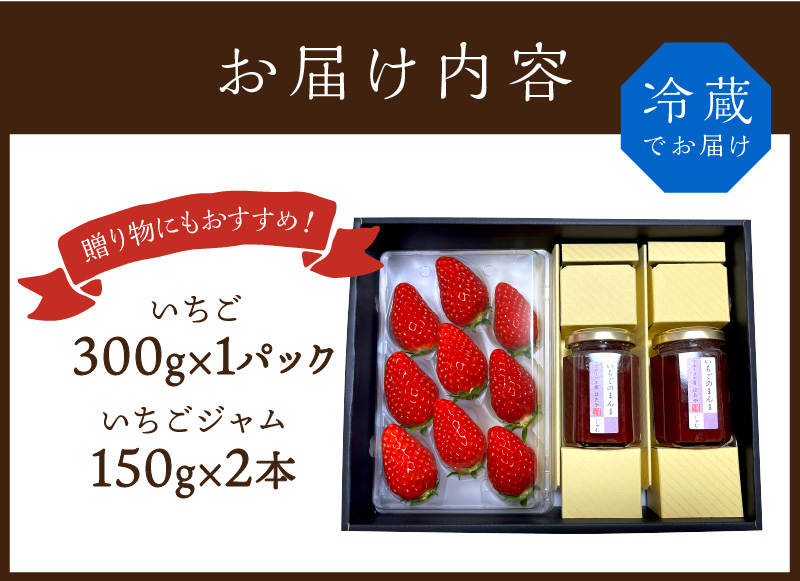 ★先行予約★はたやの新鮮いちご＆果肉入りジャムのセット[12月下旬より順次発送]《 ふるさと納税いちご イチゴ 苺 フルーツ工房はたや 高級 フルーツ ジャム 送料無料 》【2401C09702】