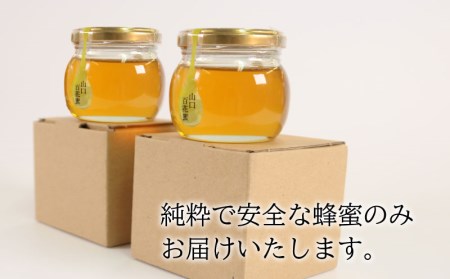 はちみつ 190g 国産 無添加 蜂蜜 百花蜜  95g 2個 下関 山口 ES104