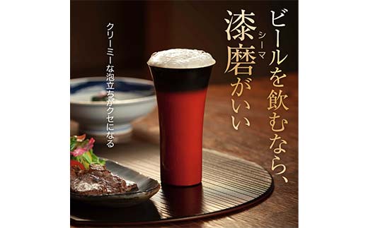 山中塗 漆磨2重ぐい呑み 手描き漆絵箔ちらし 赤富士に鶴 内24Kメッキ 九谷焼 青郊窯 70ml コースター付 漆磨カップ コップ カップ 贈答 贈り物 父の日 母の日 敬老の日 ギフト 伝統工芸 