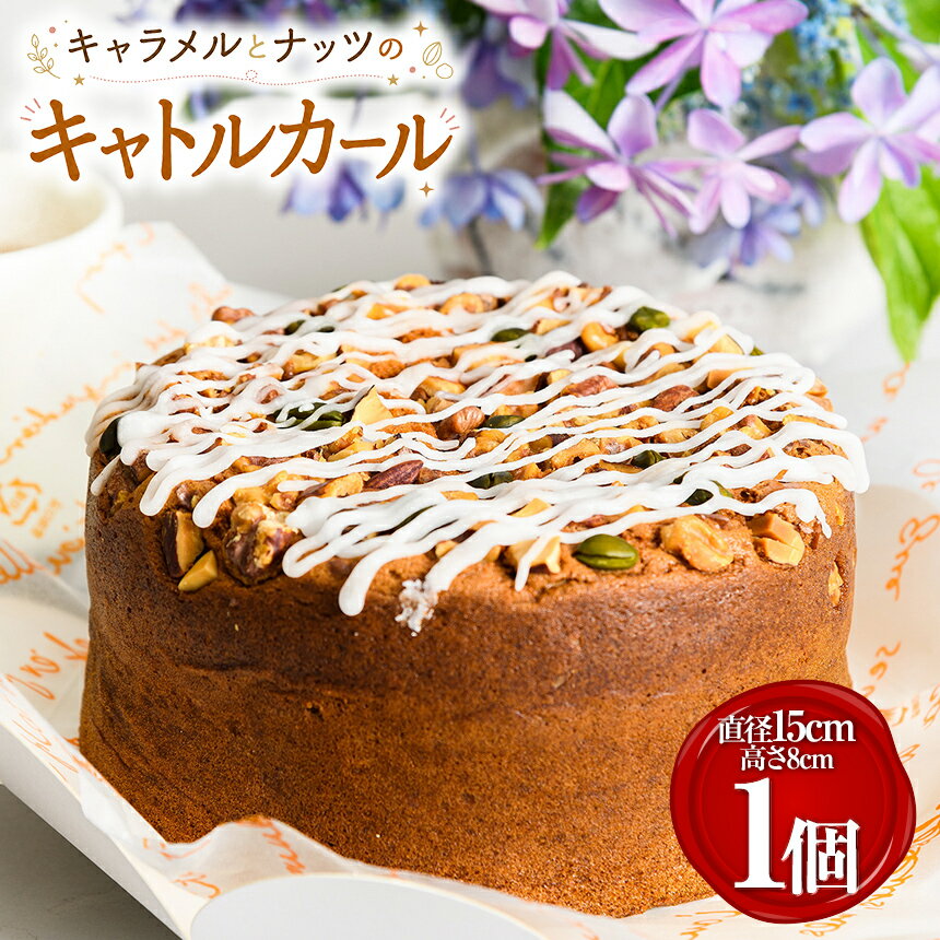 【ふるさと納税】キャラメルとナッツのキャトルカール ／ 菓子 洋菓子 ケーキ スイーツ おやつ デザート アイシング 無添加 伊豆の国 静岡 静岡県