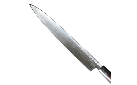 正夫包丁 240mm 紫檀柄 多層鋼雲浮 青鋼 本格手打鍛造品 キッチン用品 工芸品 手造り包丁 