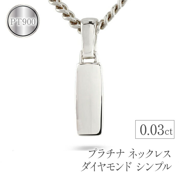【ふるさと納税】 プラチナ ペンダントトップ メンズ ダイヤモンド ネックレス ダイヤ 0.03ct pt900 シンプル おしゃれ ジュエリー プレゼント 人気 山梨県 昭和町 送料無料 管理番号221102101dpmba SWAA069
