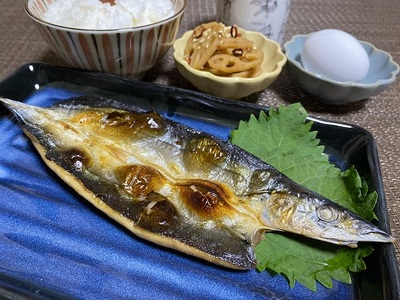 香酸柑橘果汁が塩味を引き立てた干物 減塩干物 あじ開き さんま開き セット