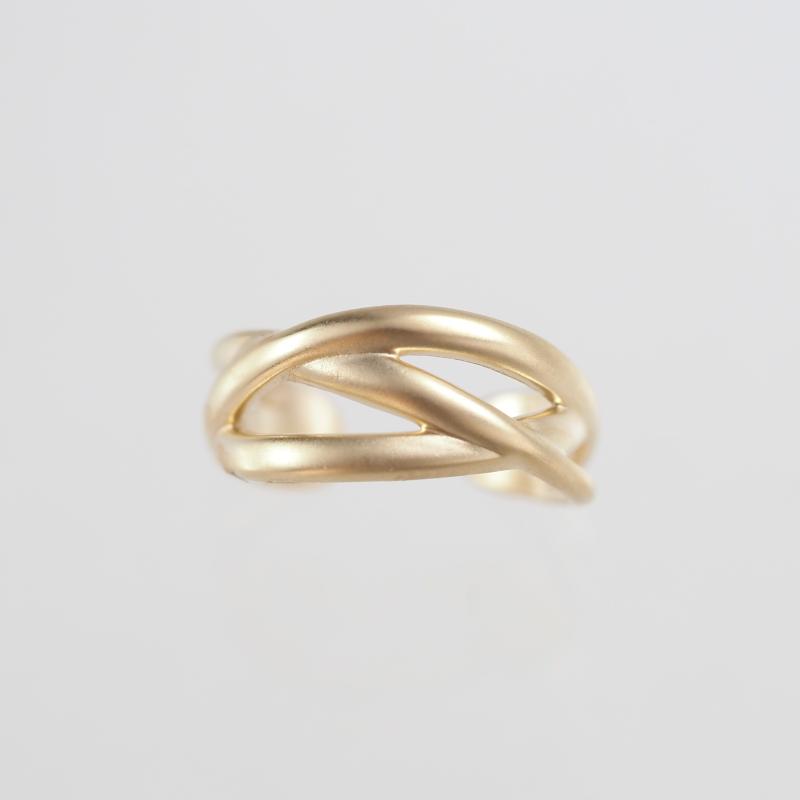 K10 ミニマムイヤーカフ・クロス　00037