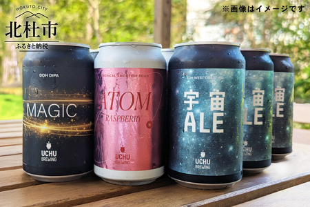 うちゅうブルーイング クラフトビール セット 3種 9本 350ml 宇宙ビール うちゅうビール 飲み比べ 八ヶ岳 せんのや 送料無料
