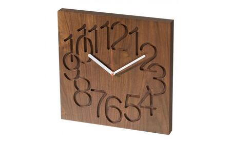 旭川家具　コサイン　MUKU時計(大)　ウォルナット|時計_00336