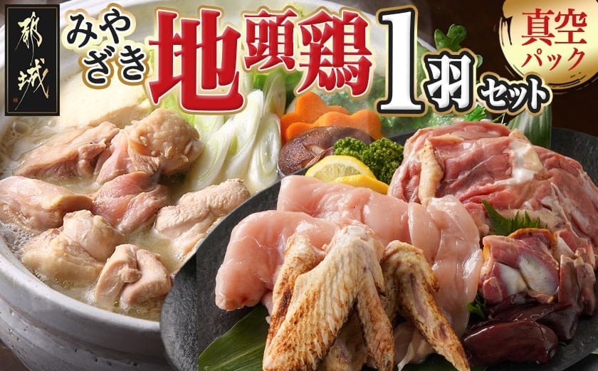 
            【たしろ屋】みやざき地頭鶏1羽セット_MJ-9912_(都城市) 都城市産 みやざき地頭鶏 真空
          