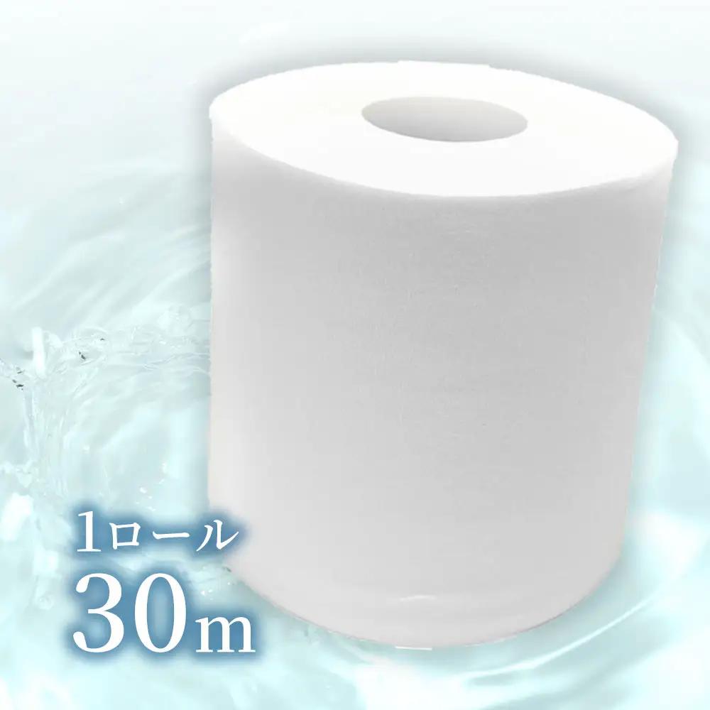 トイレットペーパー ふんわりやわらかいトイレットペーパー ダブル 30m×30ロール 高知県土佐市 【株式会社カルタス】 [BQBS002]