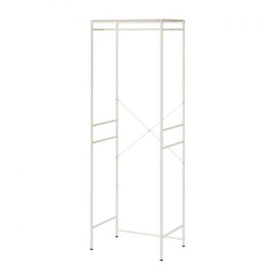 ふるさと納税 大河原町 チェスト上ハンガーラック  幅約63.7cm ホワイト アイリスオーヤマ[53753080]