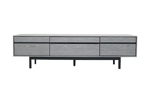 【開梱・設置】ロゼッタ 150cm テレビボード（グレーC-106）　AX049