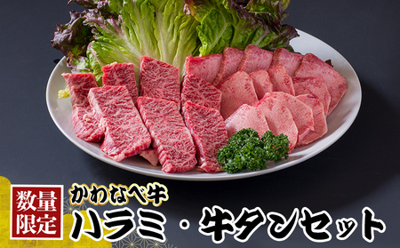 023-10 数量限定!かわなべ牛ハラミ・牛タンセット