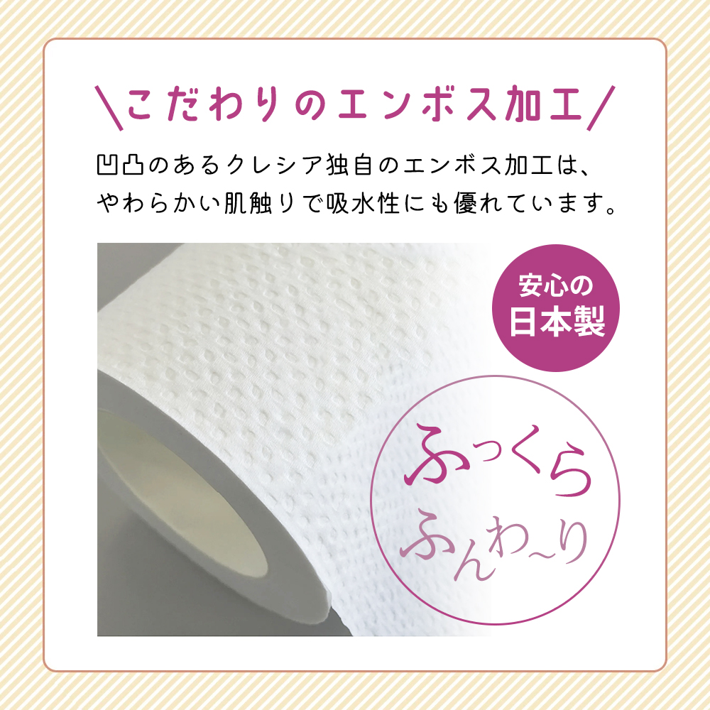 定期便 トイレットペーパー ダブル 3倍 長持ち 4ロール入×6パック スコッティ フラワーパック 無香料《6ヶ月ごと計2回》 トイレット ペーパー 節約 日用品 日用雑貨 備蓄 備蓄用 防災 防災グ