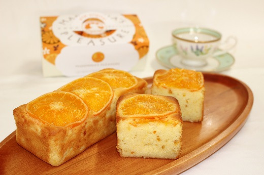 
まどんなのよろこび（プレーンハーフ ２本セット） オレンジケーキ みかんケーキ パウンドケーキ 洋菓子 柑橘 みかん ピューレ 愛媛県(083)
