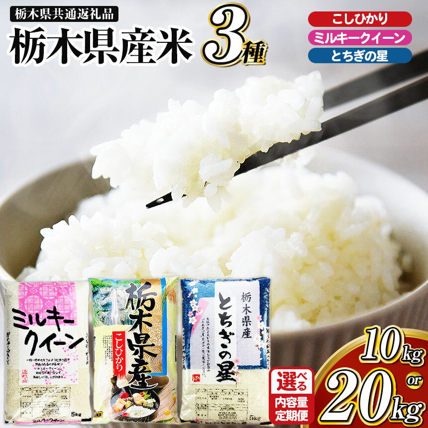 【ふるさと納税】【栃木県共通返礼品】 【令和7年度産新米先行予約】栃木県産 選べる ブランド 米 | コシヒカリ こしひかり ミルキークイーン とちぎの星 お弁当 お米 精米 美味しい 白米 とちぎ 玄米 大粒 大 人気 厳選 美味しい 旨い 共通返礼品 送料無料 那珂川町 栃木県