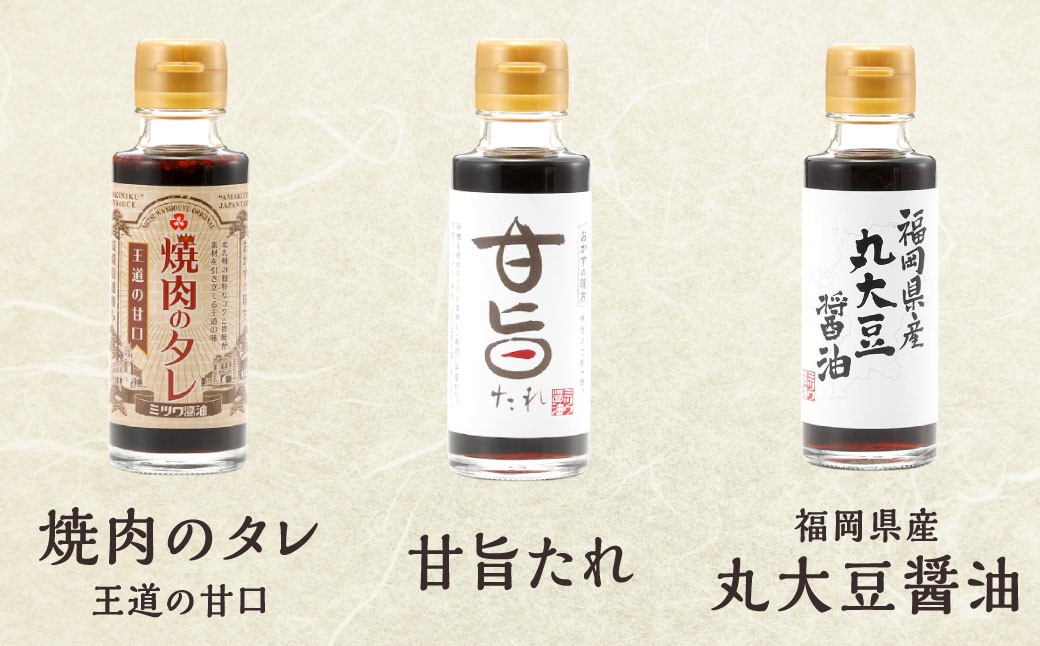 九州醤油・焼肉のタレ・ぽん酢 10種 100ml×10本セット 2箱入り