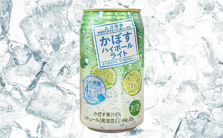 【糖類・プリン体ゼロ！】かぼすハイボールライト340ml×24本(ALC4％)　日田市 / 全国農業協同組合連合会大分県本部　カボス 辛口 ハイボール [ARFD003]