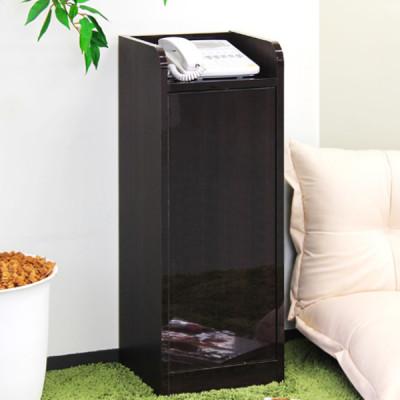 ふるさと納税 海南市 wifiルーター収納棚 幅30cm スリム 充電ステーション 鏡面ブラウン AKU100348402