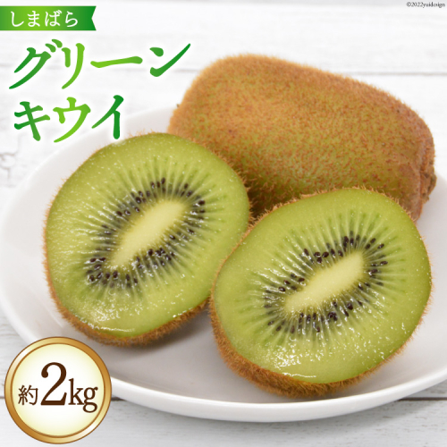 BG077【令和7年度出荷分】 数量限定 しまばら グリーンキウイ 約2kg