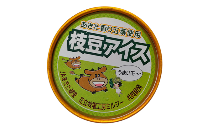 あきた湖東農業協同組合 枝豆アイス 100ml×10個 【五城目産枝豆使用】 野菜 デザート おやつ 涼 夏 スイーツ 乳製品