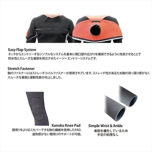 ウェットスーツ RINCON 3/2mm icon-Shell-Light フルスーツ FALL/WINTER仕様  Mサイズ