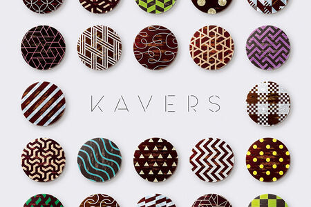 角館樺細工《冨岡商店》ブローチ KAVERS KVR_011 毘沙門亀甲 S 角館工芸協同組合