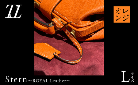 Stern～ROYAL Leather～ Lサイズ（オレンジ） K338-003_02 バッグ 高級革 おしゃれ