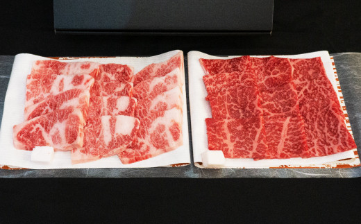 4月：米沢牛カルビ・もも焼肉用各300g(計600g)