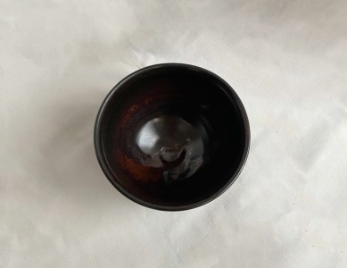 鉄釉茶碗　23184-01