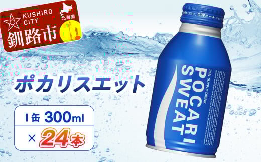 
             ポカリスエット300mlボトル缶×24本 ふるさと納税 飲料 F4F-5492
          