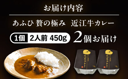 -あふひ 贅の極み- 近江牛カレー レトルト 2人前×2個セット / 恵那市 / テンポイント [AUEU017]