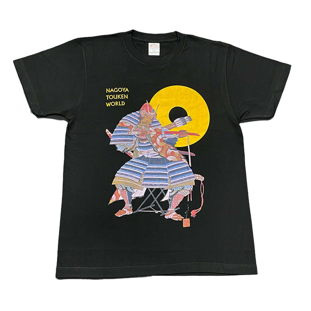 【ふるさと納税】オリジナル【加藤清正Tシャツ】ブラック／名古屋刀剣博物館