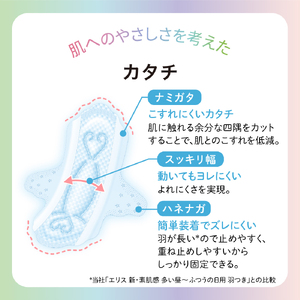 エリス　素肌のきもち超スリム（特に多い夜用）325羽つき　32.5cm　104枚（13枚×8パック）
