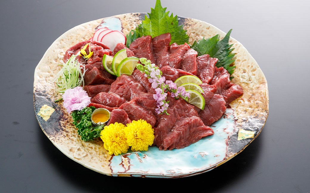 
            【熊本と畜】 赤身 馬刺し ロース 約200g 馬肉 肉 馬刺
          