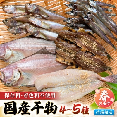 「先行予約」珍しい冷蔵発送!魚屋のこだわり干物「春にお届け干物セット」 保存料・着色料無添加【配送不可地域：離島・北海道・沖縄】【1648716】