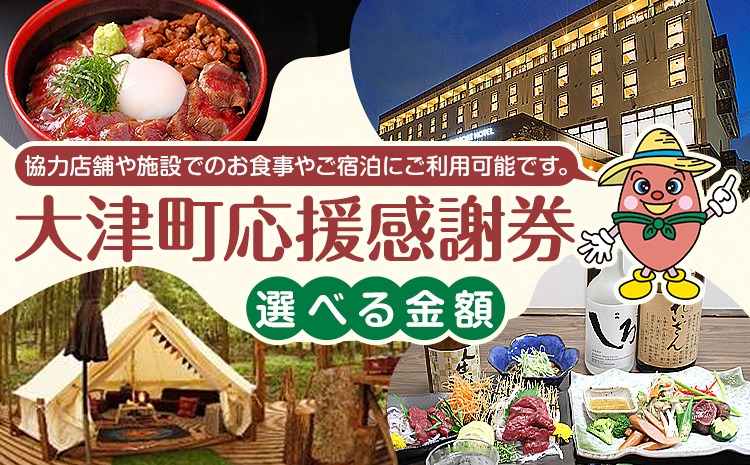 大津町 応援感謝券 選べる 3000円 5000円 10000円 15000円 20000円 30000円 観光協会《30日以内に出荷予定(土日祝除く)》熊本県 大津町 飲食店 宿泊施設---iso_knkknsy_30d_r7_13000_3i---