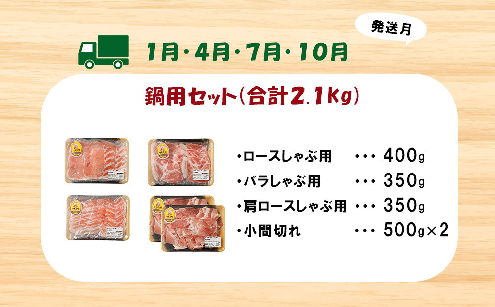 【定期便3ヶ月】えびの市発(彩) いもこ豚 あれこれ届く【合計6.36kg】定期便 セット