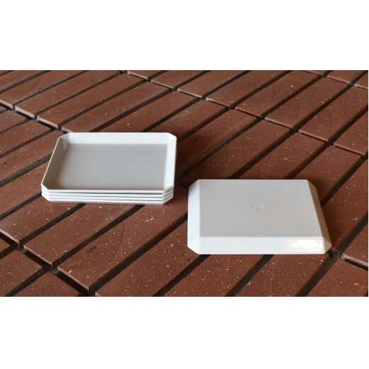 1616/ TY Square Plate 165 White セット 有田焼 器 食器 皿 白 ホワイト プレート A30-283_イメージ2