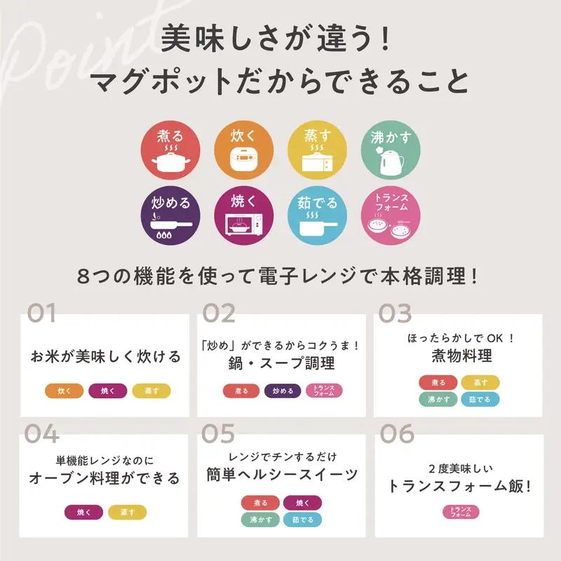 【ふるさと納税限定製品】レンジメート マグポット プラス ブラック｜レンジ調理